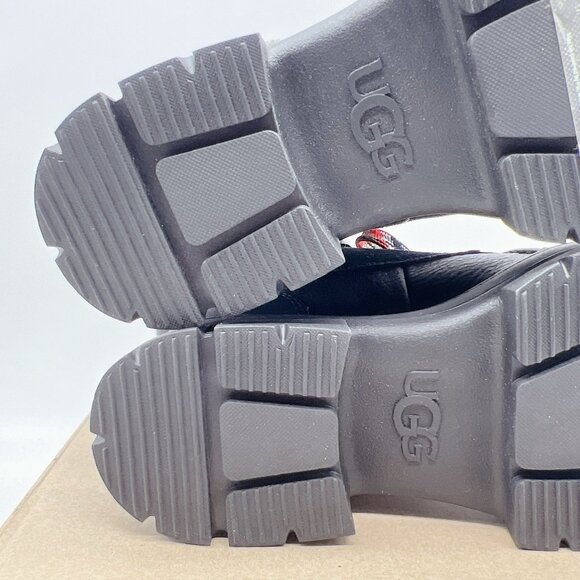 UGG Ashton Addie Platform Ankle Boots Women’s Black Waterproof Leather US 7.5 - Picture 11 of 14